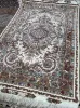 تصویر  فرش ذرع‌ونیم موج مهر – رج ۶۰ – تمام ابریشم – مارک‌دار