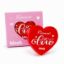 تصویر  رژگونه چرب قلبی